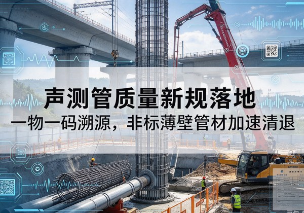 剑川声测管质量新规落地，一物一码溯源，非标薄壁管材加速清退